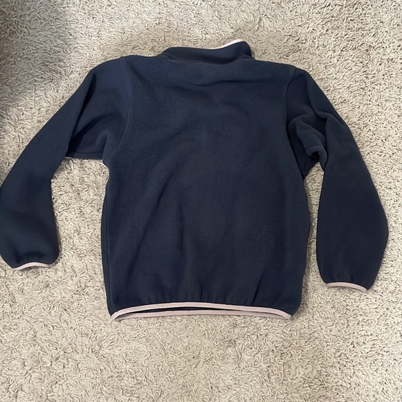 Girls Patagonia blue/pink fleece - Picture 4 of 4